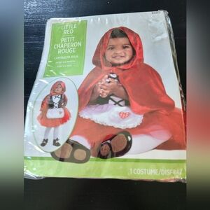 O to 6 month little red riding hood costume